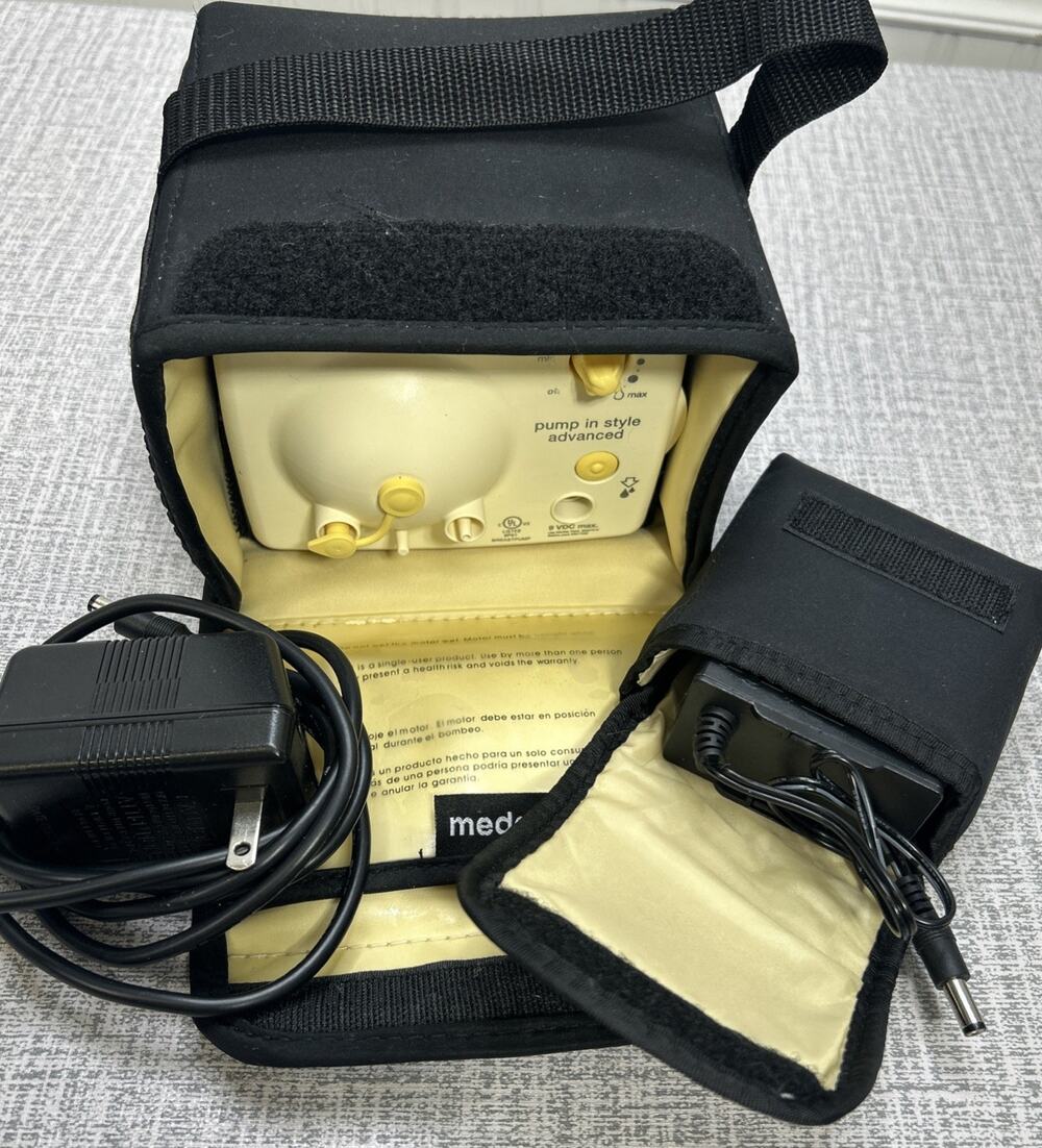 Medela Pump In Style Advanced Breast Pump MOTOR ONLY *TESTED/WORKS* w/ 2 Cords